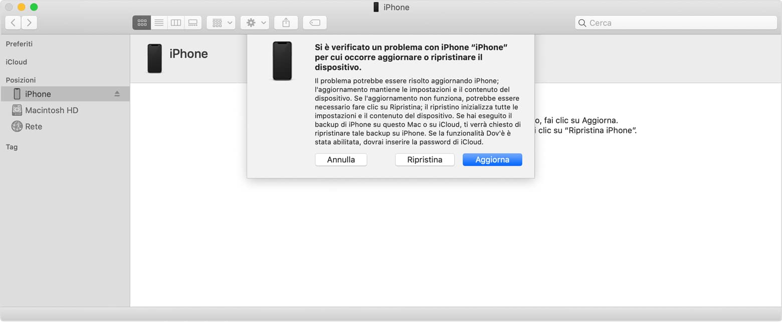 ios13 macos catalina recovery mode iphone