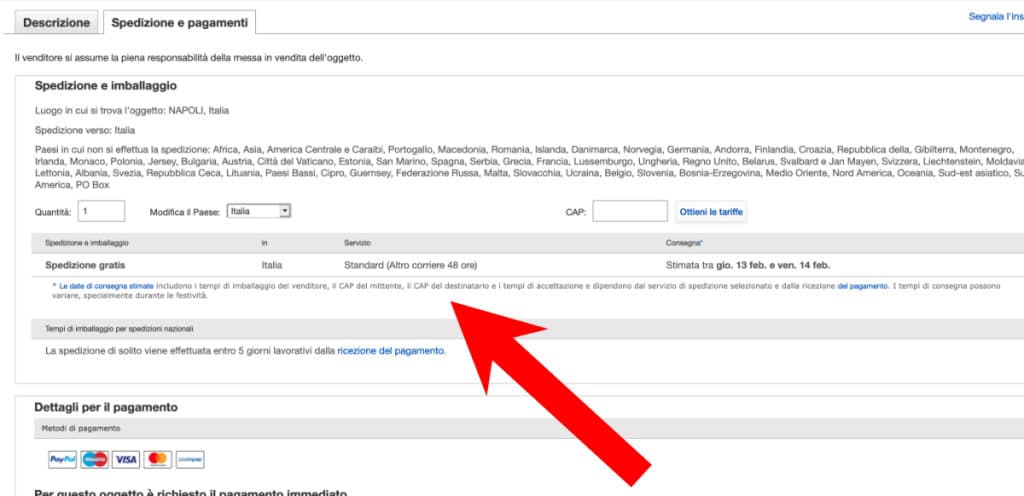 Come acquistare su eBay 7