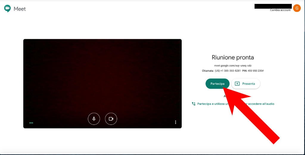 Come avviare una videolezione con Google Meet 8