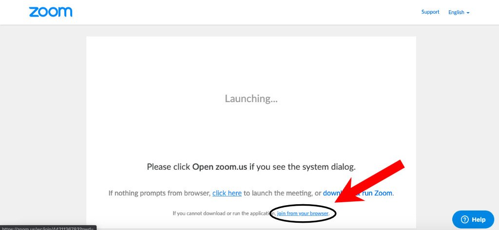 Come collegarsi a una riunione su Zoom senza installarlo 2