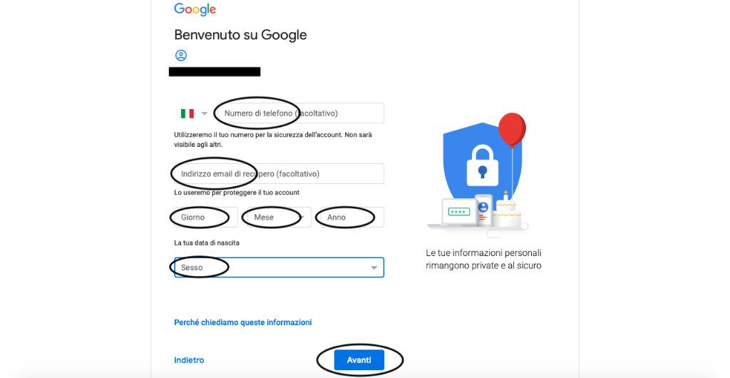 Come creare un account Google 7 2