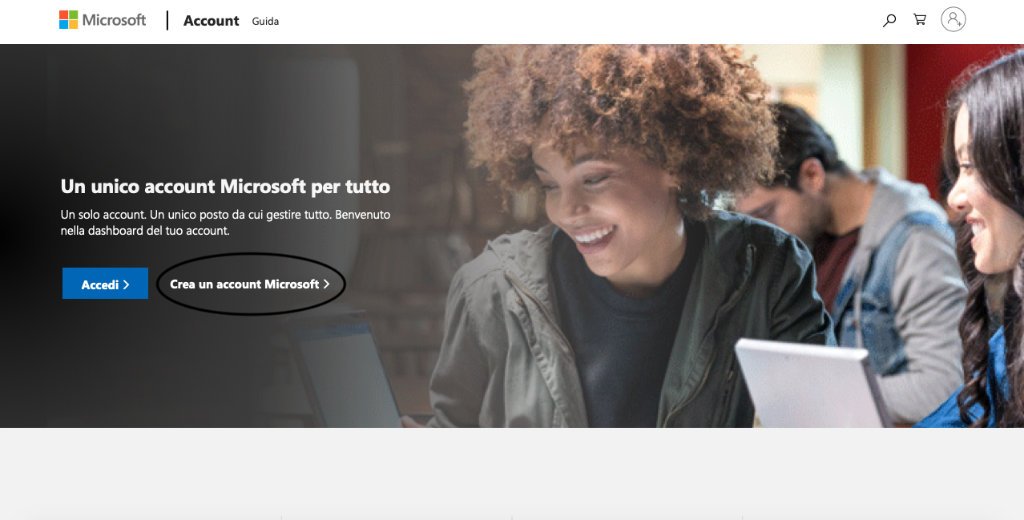 Come creare un account Microsoft 1