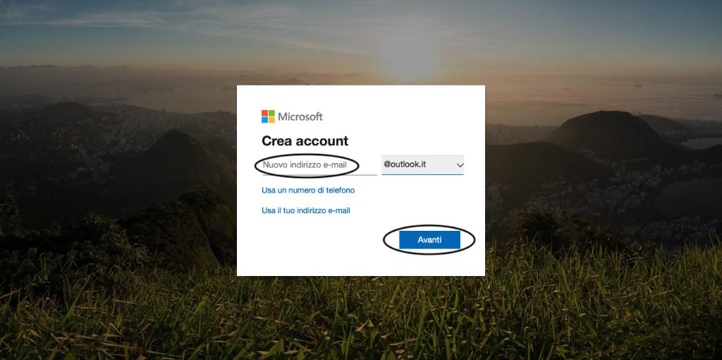 Come creare un account Microsoft 5