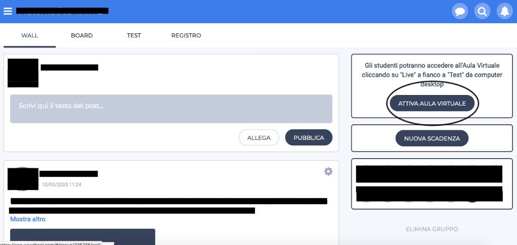 Come creare un’aula virtuale su WeSchool 2