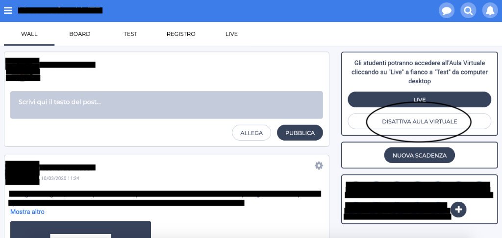 Come creare un’aula virtuale su WeSchool 3