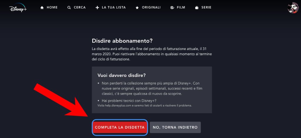 Come disattivare l’abbonamento a Disney Plus 4
