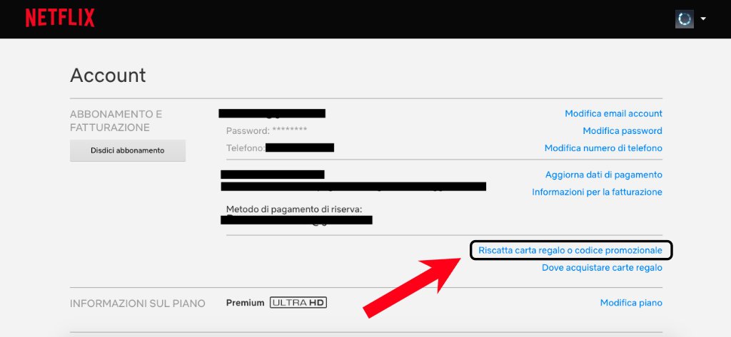 Come riscattare una carta regalo Netflix 3