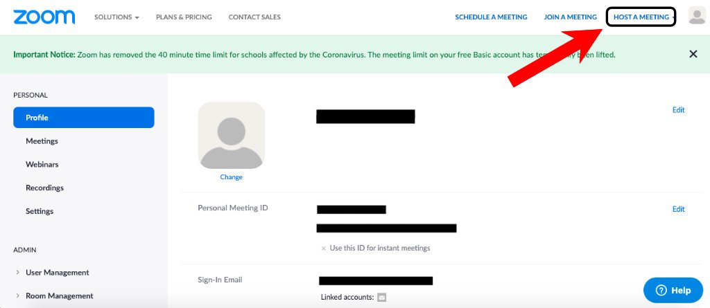 Come tenere una riunione su Zoom senza installarlo 3