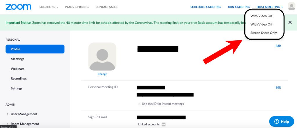Come tenere una riunione su Zoom senza installarlo 4