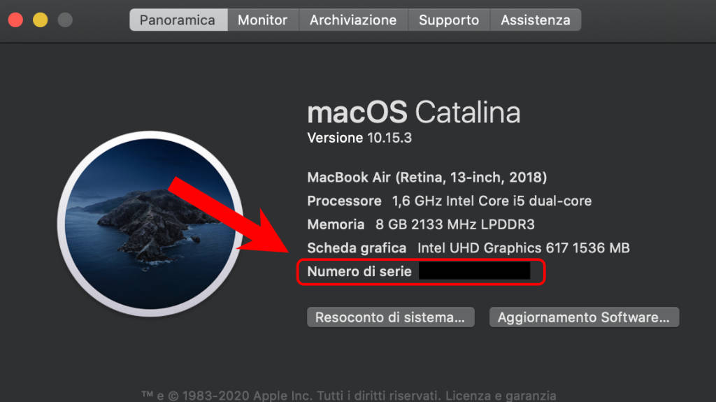 Come trovare il numero di serie del Mac 2