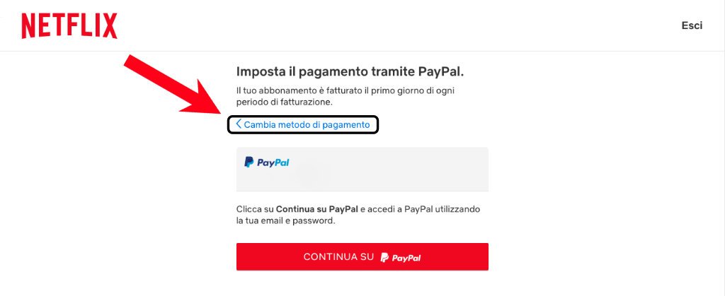 Come aggiornare i dati di pagamento su Netflix 4