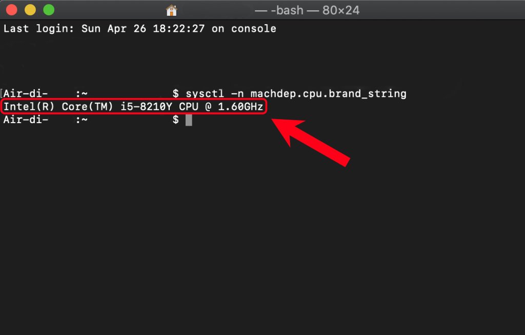 Come conoscere il modello del processore del Mac 2