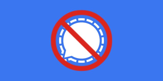 Come eliminare un account Signal Copertina