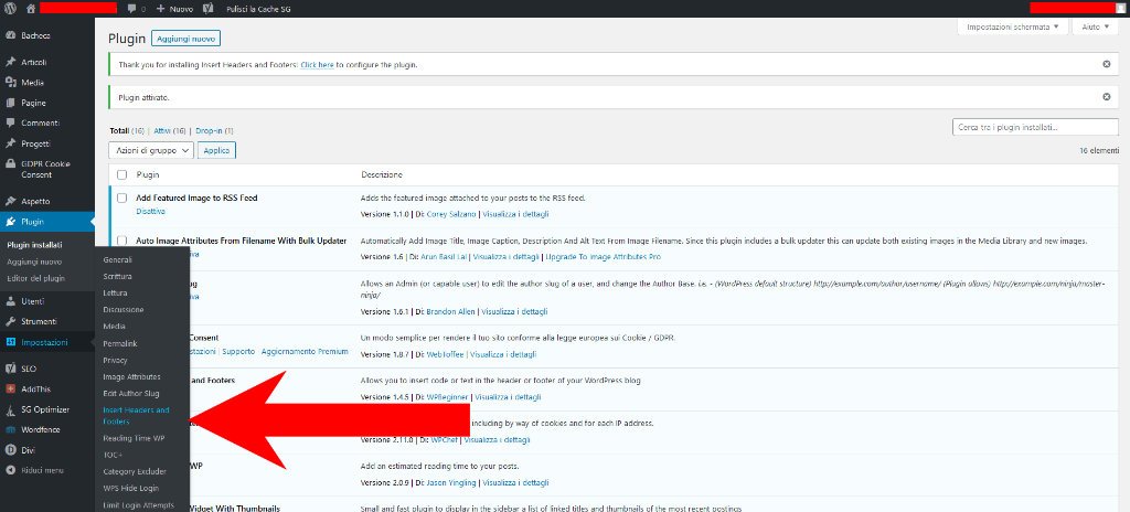 Come inserire pubblicità su WordPress 2