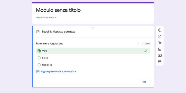 Come creare una verifica con correzione automatizzata su Google Moduli Copertina