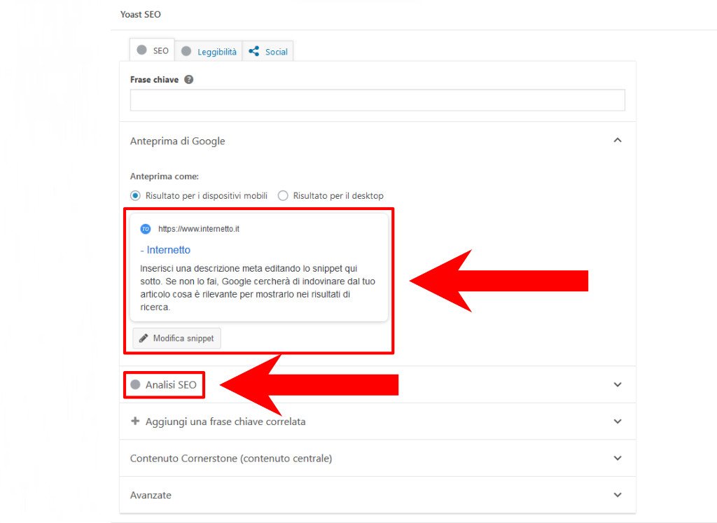 Come fare la SEO con Yoast 2