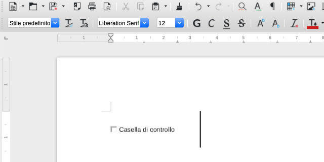 Come inserire una casella di spunta su LibreOffice Writer Copertina
