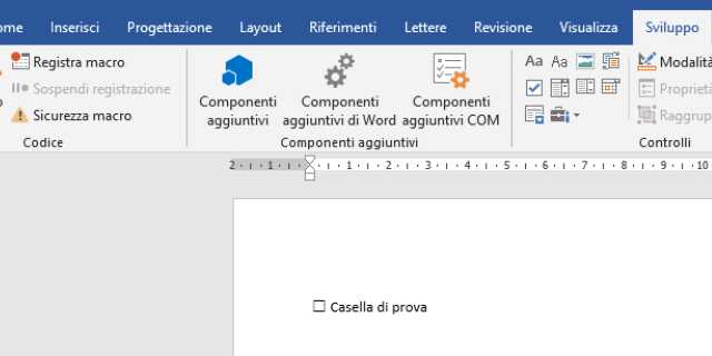 Come inserire una casella di spunta su Word Copertina