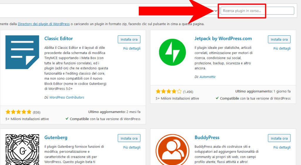 Come scaricare un plugin su WordPress 1