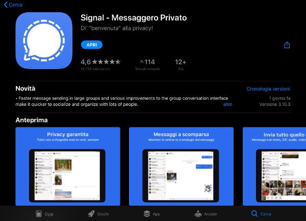 Signal guida completa allutilizzo 4