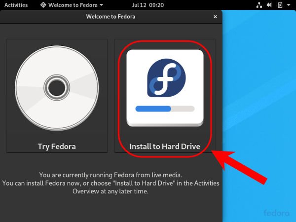 Come installare Fedora su VirtualBox 11