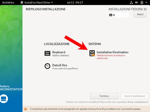 Come installare Fedora su VirtualBox 13