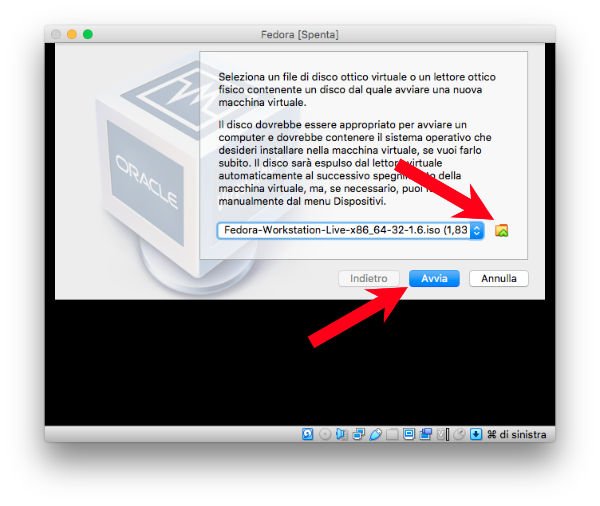 Come installare Fedora su VirtualBox 9