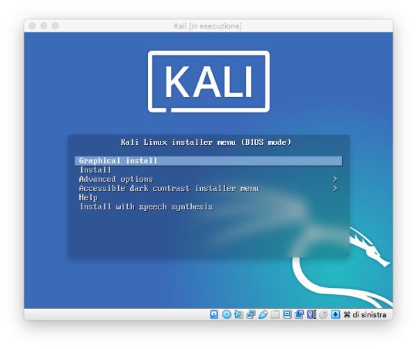 Come installare Kali Linux su VirtualBox 10