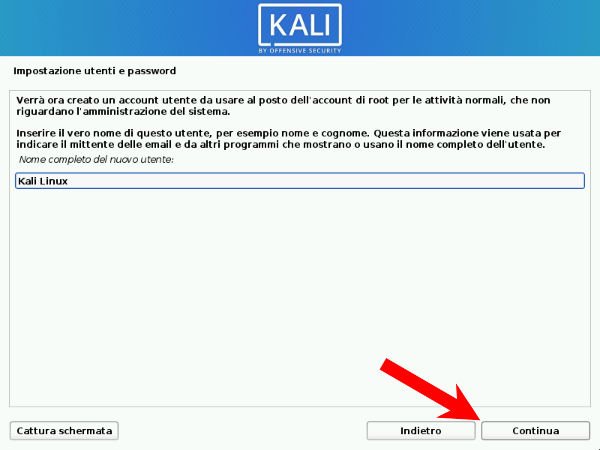 Come installare Kali Linux su VirtualBox 16