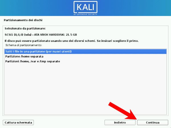 Come installare Kali Linux su VirtualBox 21