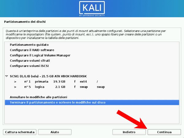 Come installare Kali Linux su VirtualBox 22