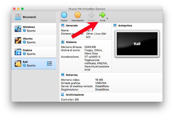 Come installare Kali Linux su VirtualBox 8