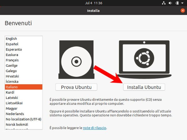 Come installare Ubuntu su VirtualBox 10