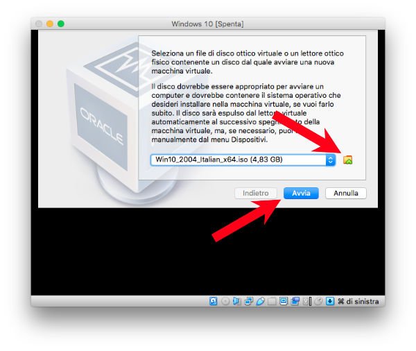 Come installare Windows 10 su VirtualBox 10