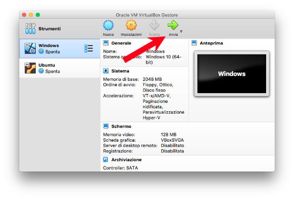 Come installare Windows 10 su VirtualBox 9