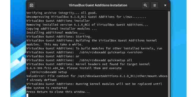 Come mettere Fedora su VirtualBox a schermo intero copertina