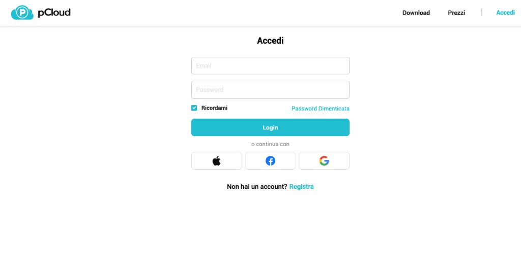 I migliori servizi cloud gratis pCloud