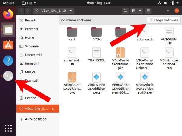 Installare le Guest Additions di VirtualBox su Ubuntu 3