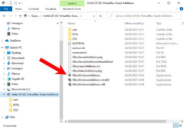 Mettere Windows 10 su VirtualBox a schermo intero 3