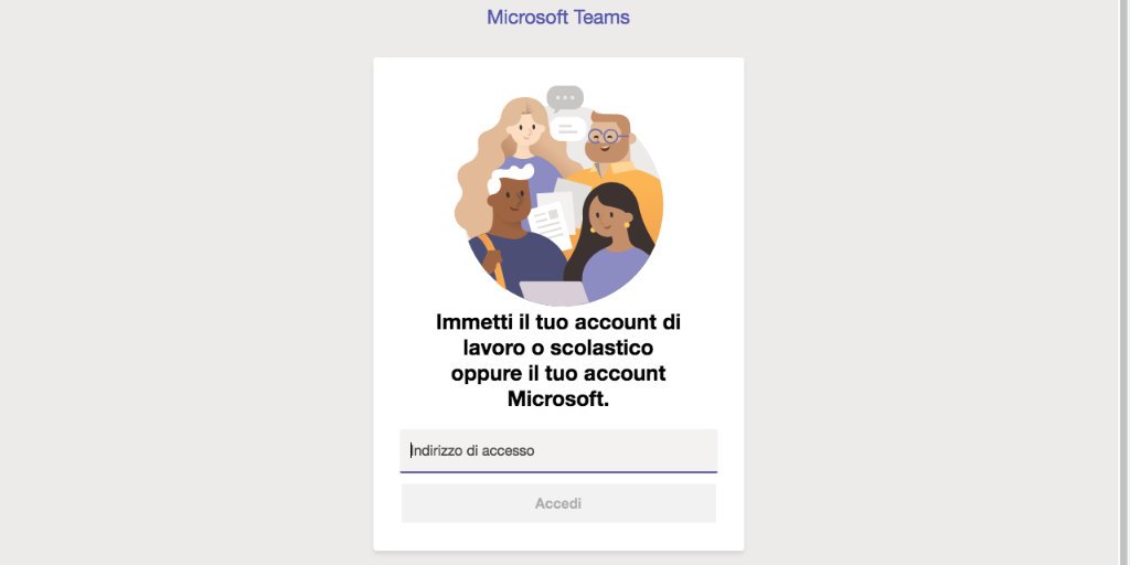 Come accedere a Microsoft Teams 1