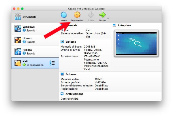 Come mettere Kali Linux su VirtualBox a schermo intero 1