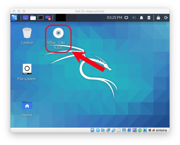 Come mettere Kali Linux su VirtualBox a schermo intero 3