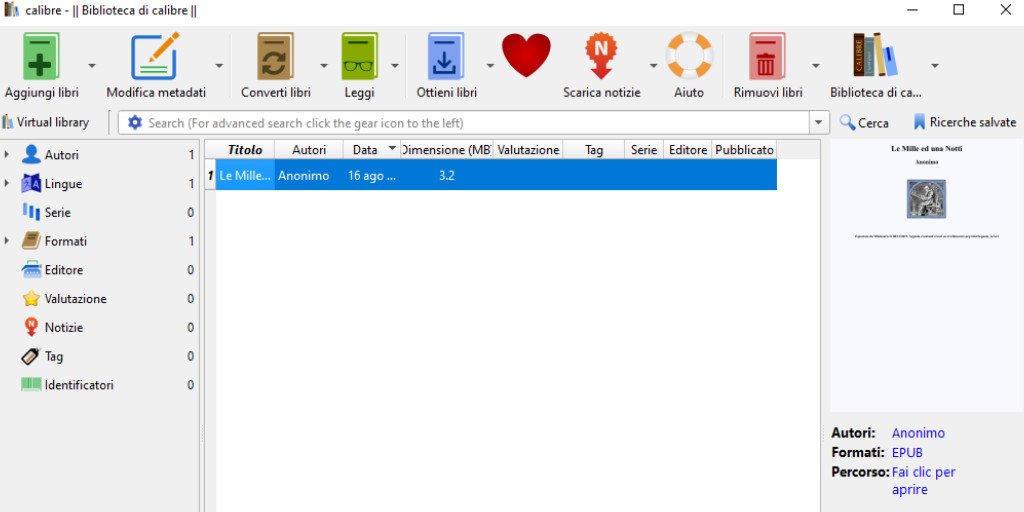 Migliori app per leggere EBOOK Calibre