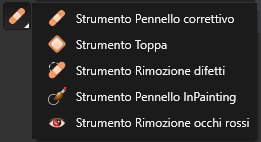 Strumento Pennello Correttivo J Icona Affinity Photo