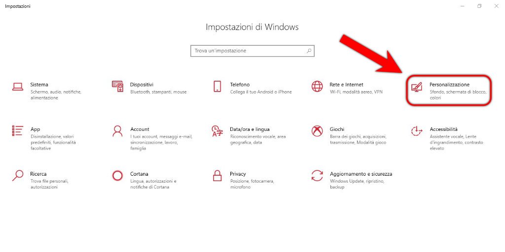 Come attivare il tema scuro su Windows 10 1