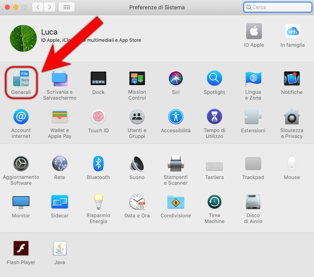 Come attivare il tema scuro su macOS Preferenze di sistema