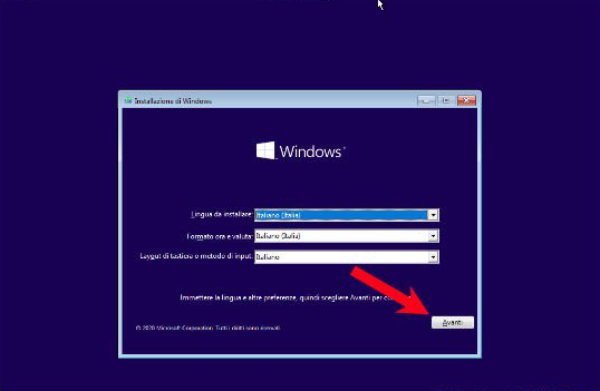 Come installare Windows 10 da zero 1