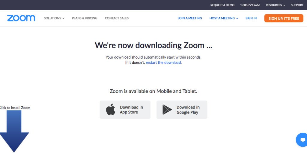 Come scaricare Zoom Meeting 1