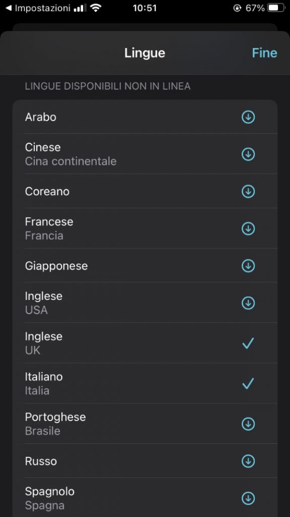 Come tradurre offline su iPhone e iPad con Traduci 1