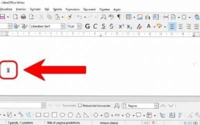 Inserire la numerazione delle pagine su LibreOffice Writer Copertina